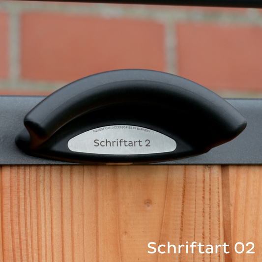 Personalisierter Trensenhalter