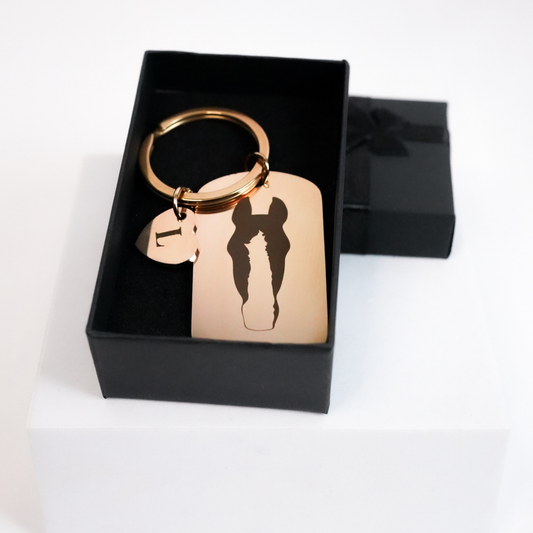 Schlüsselanhänger mit individuellem Pferdekopf