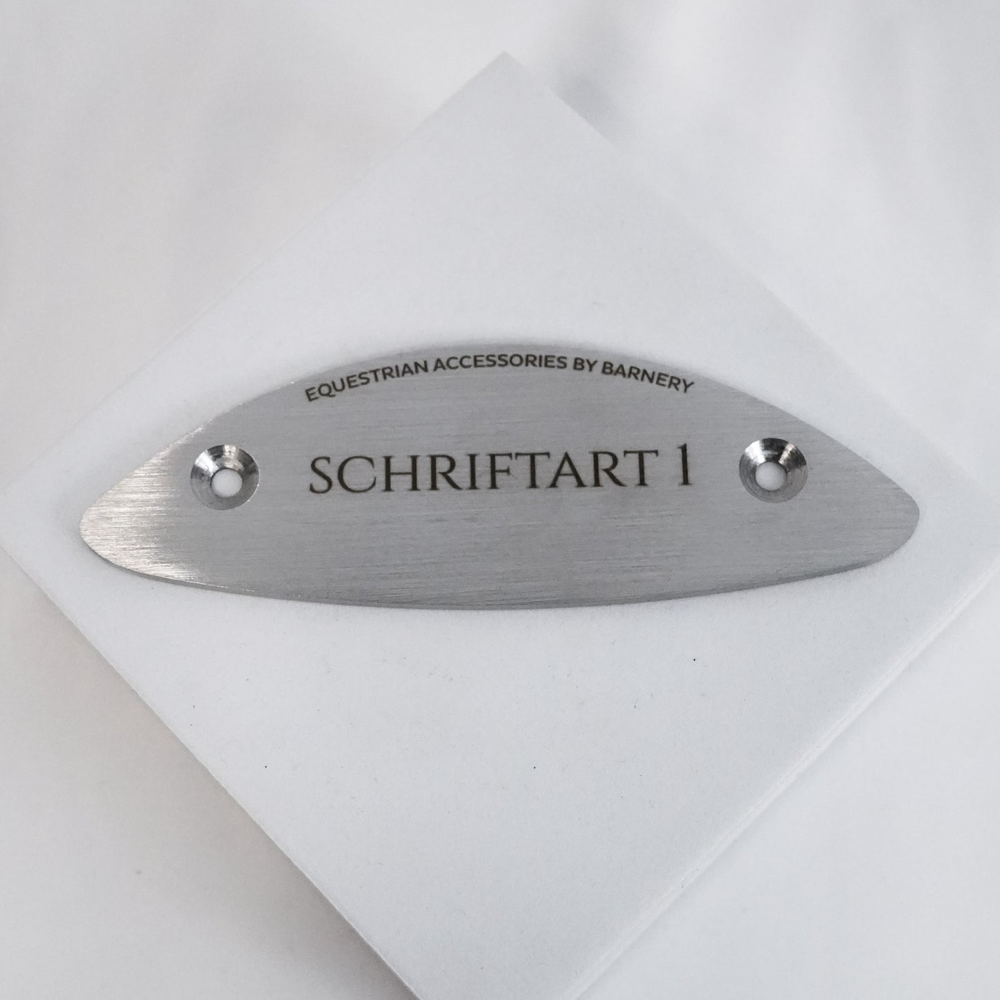 Personalisiertes Gegenstück (Boxenschild)