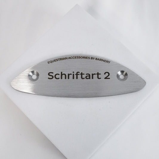 Personalisiertes Gegenstück (Boxenschild)